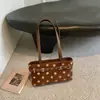 Bolsa de Mão Elegante com Bolinhas Nova Coleção Outono Cross2026 Alta Aparência Grande Capacidade para o Dia a Dia Ombro Único Sob o Braço