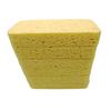 Cuidado de Limpieza Absorbente Amarillo Esponja Redonda de Pulpa de Madera Color Celulosa Engrosada Esponja Absorbente de Aceite Algodón Desmaquillante