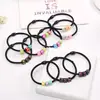 L153 con Banda de Goma de Letras Anillo para el Cabello de Alta Elasticidad Cuerda para el Cabello Cuadrada Pequeña Joyería Venta al por Mayor Fabricantes de Accesorios para el Cabello