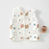 Ropa Infantil Anyang Chaleco para Bebé Calidez de Tres Capas Chaleco de Otoño e Invierno Chaleco Interior Cómodo para Bebé de Primavera y Otoño