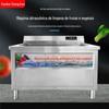 Máquina de Lavar Legumes Comercial Ultrassônica para Cozinha, Hotel e Restaurante, Máquina de Lavar Legumes de Grande Capacidade, Máquina de Lavar Legumes Totalmente Automática em Aço Inoxidável