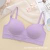 Comércio exterior sem costura plus size de uma peça fixa Cup beleza de volta cueca feminina de volta breasted strap envolto sutiã de peito sem anel de aço