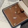 Collar de Mariposa con Borla y Circonita como Regalo para tu Novia, Diseño de Lujo Ligero y de Gama Alta, Exquisita y Elegante Cadena para la Clavícula