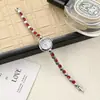 Tendência da Moda Europeia e Americana Relógio Criativo Pulseira de Aço Relógio de Luxo Leve Escala Simples Relógio de Estudante Relógio Pulseira Feminino Atacado