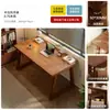 Mesa de madeira maciça escrivaninha escrivaninha para estudo em casa escrivaninha de escritório mesa de jantar de sala de estar mesa longa escrivaninha de escrita escrivaninha de computador de quarto