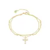 Pulsera de Cuentas Ins Estilo Coreano para Mujer, Joyería de Capa Doble Apilable de Nicho, Accesorio Versátil de Moda Elegante de Lujo Ligero