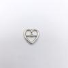 Hebilla de Pin con Forma de Corazón de Aleación de Zinc, Hebilla de Tres Posiciones para Bolsos, Hebilla de Presión de Pin de Corazón de Durazno para Zapatos, Accesorios Decorativos para Zapatos y Ropa