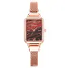 Reloj Cuadrado Simple Estilo Coreano 2021 al por Mayor para Estudiantes Mujeres Chicas Mori Lindo Fresco Reloj de Cuarzo