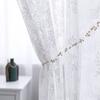 Tecido de renda branca Cortina Tela de janela Manto de casamento Malha Sobremesa Mesa Adereços Tecido Tecido Atacado