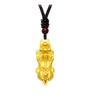Collar con colgante de Pixiu del Zodíaco de Oro Arena de Vietnam Joyería al por mayor Tejida a mano pura Sin problema de calidad Sin devolución Sin cambio