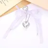 Ins Estilo Coreano Nuevo Colgante de Lazo de Perlas Accesorios Versátiles de Moda para Colgar en Bolsos Cadena para Colgar Llavero Colgante para Teléfono Móvil
