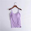Camisola de talla grande con borde cruzado, antideslumbrante, base modal integrada, cinturón con almohadilla para el pecho, ropa interior sexy y transpirable para niña