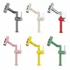 Grifo Mecánico Dopamine para Lavabo de Brazo Universal para Encimera de Baño Grifo de Doble Uso Frío y Caliente Gato de la Suerte