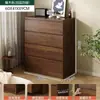 Armário de cinco gavetas, armário de parede para a sala de estar, armário de armazenamento ao pé da cama no quarto, armário de gavetas doméstico simples e moderno, armário de gavetas de chão
