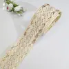 Roupas de Estilo Étnico Acabamento de Renda Atacado Acabamento de Renda com Fio Dourado Acessórios Estilo Retrô Acessórios de Vestuário Tradicional Chinês