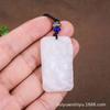 Colgante de Jade Dorado de Seda de Xinjiang Guanyin Buda Colgante de Dragón de Jade Blanco Natural de Xinjiang Colgante del Caballo del Zodiaco Fuente Mayorista para Transmisión en Vivo