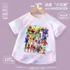 Conjunto Deportivo Infantil Temático de Restaurante de Suzi, Camiseta de Manga Corta y Shorts de Secado Rápido, Ropa de Casa Fresca para Niños y Niñas