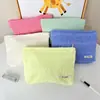Bolsa de Cosméticos con Textura Plegada Interna Bolsa de Almacenamiento para Mujeres Cushion de Aire Labial Bolsa con Cremallera de Viaje Gran Capacidad Portátil Bolsa de Artículos de Tocador