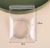 Saco Auto-selante Anti-oxidação de PVC Transparente Espessado Joias Literário Brinquedo Jade Brincos de Ouro Armazenamento de Joias Saco Selado