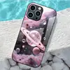 Aplicable a Funda de Cristal Templado para Apple 18PRO 17PROMAX Cubierta Protectora Planeta de Cristal iPhone16 Universo 17E