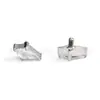 Brincos de Pipoca de Titânio F136 Zircônia 5A Unhas de Lábio e Nariz Corpo de Liga de Titânio G23 Joias para Piercing Acessórios para Unhas de Osso da Orelha