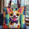2026 Nueva Serie Transfronteriza de Cachorros Estampado Digital Bolso de Hombro Acolchado de Moda