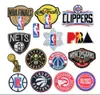 Parches de tela bordados para equipo de baloncesto pantalones decoración de ropa parche reparación de agujero Capítulo bordado de marca de moda logo bordado transfronterizo