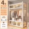 Prateleiras Guarda-roupa Cabideiro Casa Quarto Montagem Chão Aluguel Aberto Pendurado Guarda-roupa Rack de Armazenamento de Roupas