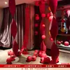 Lanternas de decoração de casamento, luzes de fada para a entrada do quarto de casamento, arranjos de casamento, lanternas de papel, decorações de quintal rural