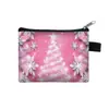 Cartera de Monedas Navideña para Niños, Bolsita de Monedas Mini Linda, Bolsa Portátil para Cosméticos, Regalo Navideño de Dibujos Animados de Aspecto Genial