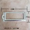 83 * 30 mm marco para etiqueta de cajón caja para etiqueta de cajón Tarjeta de Directorio portatarjetas marco decorativo marco de hierro