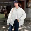 Chaqueta Corta de Algodón Estilo Coreano Sencillo para Mujer Invierno Nueva Moda Versátil Ropa de Algodón Chaqueta Acolchada Top Grueso Chaqueta de Algodón Abrigo