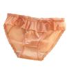 Calcinhas de Renda Sexy de Cetim de Alta Qualidade para Mulheres, Puro Desejo Cintura Média Plus-Size Respiráveis Virilha Antibacteriana Calcinhas Finas