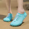 Sapatos casuais ao ar livre para homens e mulheres, para nadar, vadear e rastrear riachos, com sola macia, antiderrapantes, respiráveis, sapatos para pesca e praia, sapatos da moda, campeões de vendas transfronteiriços