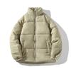 2025 Nuevo Estilo Pareja Chaqueta de Algodón con Cuello Alto Abrigo de Algodón Suelto Invierno Corto Transfronterizo Chaqueta de Algodón Gruesa para Hombre y Mujer