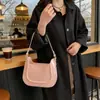 Bolsa Quadrada Pequena Cor Sólida Moda Tendência 2026 Estilo Coreano Retro Novo Bolsa de Ombro Único Transversal Bolsa Feminina Tendência
