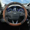 Aplicable a Cubierta de Volante Ford Kuga Invierno Felpa Ultradelgada Especial Modelos 13-20 Antideslizante Absorbente de Sudor Cubierta de Agarre