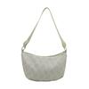 Bolsa pequena popular de estilo estrangeiro deste ano para mulheres, nova moda outono 2024, bolsa mensageiro para o dia a dia, bolsa de ombro mensageiro de lona