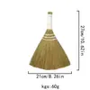 Escoba de Piso de Miscanthus Escoba Dura para Piso de Madera Escoba de Cerdas Suaves Herramienta de Limpieza de Cabello para Suelo de Hogar Repisa de Ventana Miscanthus Ecológico