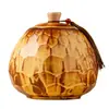 Bote de Té de Cerámica Grande Sellado en Color Amarillo-Marrón Cocido en Horno, Accesorios de Té Domésticos Estilo Chino, Bote de Té a Prueba de Humedad, Tarro para Almacenar Granos