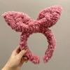 Faixa de Cabelo de Pelúcia para Lavar o Rosto e Maquiagem, Orelhas de Gato e Urso Fofas de Desenho Animado, Acessórios de Cabelo Femininos de Desenho Animado com Estampa de Leopardo, Novos Acessórios de Cabeça