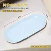 Ferramenta de arte para unhas bandeja oval aço inoxidável universal formato de coração bandeja de desinfecção e armazenamento bandeja organizadora de mesa arrumada para mistura de cores