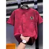 Camiseta de Manga Corta Estilo Dibujo Animado Japonés para Hombre, Verano Pareja Algodón Grueso Manga Media Marca de Moda Holgada Versátil