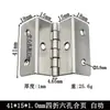 Bisagra de tres pliegues accesorios de bisagra para puerta de mueble armario bisagra de hierro plegable doblada ferretería para marco de fotos armario de zapatos armario con espejo venta al por mayor