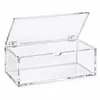 Caja Transparente de Acrílico con Tapa abatible Personalizada para Cosméticos Joyería Caja de Almacenamiento Integrada Caja de Acrílico a Prueba de Polvo Tamaño Grande