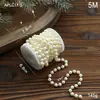 Nueva Cadena de Perlas y Cuentas Decoración de Árbol de Navidad Adornos Colgantes DIY Decoración de Escena Navideña de Boda Adornos Colgantes