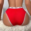 Ropa Interior de Algodón Puro para Mujer Algodón Puro Cintura Media Niñas Deportivas Color Sólido Sexy Transpirable Bragas para Dama Talla Grande Explosiones Transfronterizas