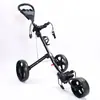 Carro de Golf, Carrito Plegable de Aleación de Aluminio de Tres Ruedas para Bolsa de Golf Portátil, Carrito de Golf de Empuje Manual