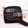 8-1063 Accesorios de Estilo Antiguo Pinza para el Cabello de Fénix de Cobre Pendientes Materiales para Manualidades Hechos a Mano Accesorios Esmalte Cloisonné 24*167mm