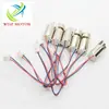 Venta caliente 6*10 con terminal masajeador instrumento de belleza motor de copa hueca DC motor de cepillo de dientes eléctrico vibrador motor fábrica